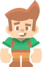 Leo, an explorer boy with a backpack
